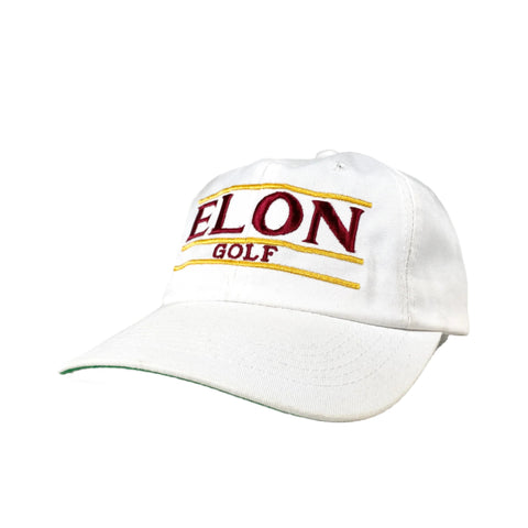 Vintage 90's Elon University Golf Split Bar Hat