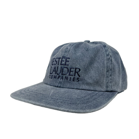 Vintage 90's Estee Lauder Companies Blue Strapback Hat
