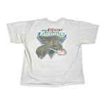 Vintage 90's Fish Head Gear Flat and the Furious Fishing Pocket T-Shirt