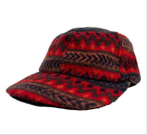 Vintage 90's Fleece Southwestern Pattern Hat