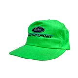 Vintage 90's Ford Motorsport Neon Green Snapback Hat