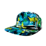 Vintage 90's Fresh to Def Abstract Watercolor Retro Rope Hat