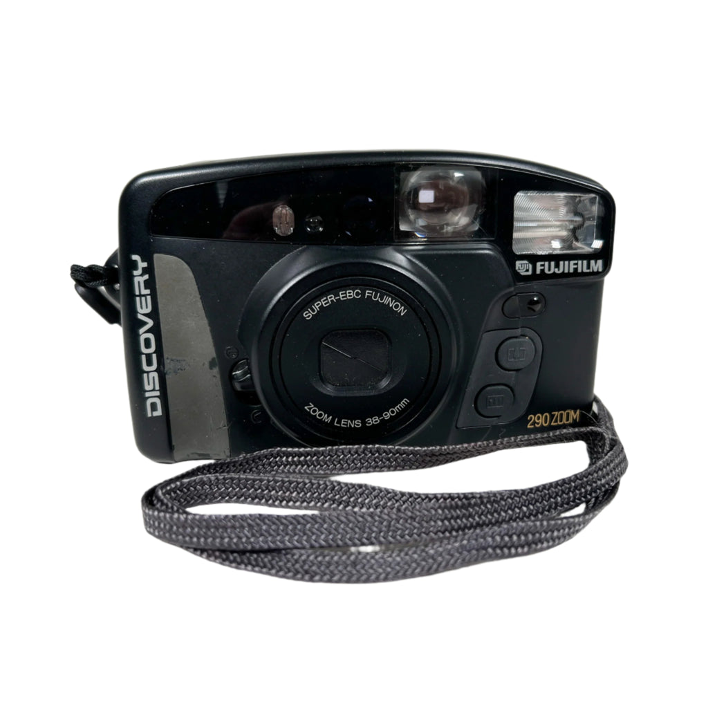 Vintage 90's Fujifilm Discovery 290 Zoom 35mm Film Camera