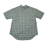 Vintage 90's GAP Green Plaid Button-Up Shirt