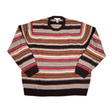Vintage 90's Geoffrey Beene Striped Wool Sweater