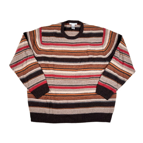 Vintage 90's Geoffrey Beene Striped Wool Sweater