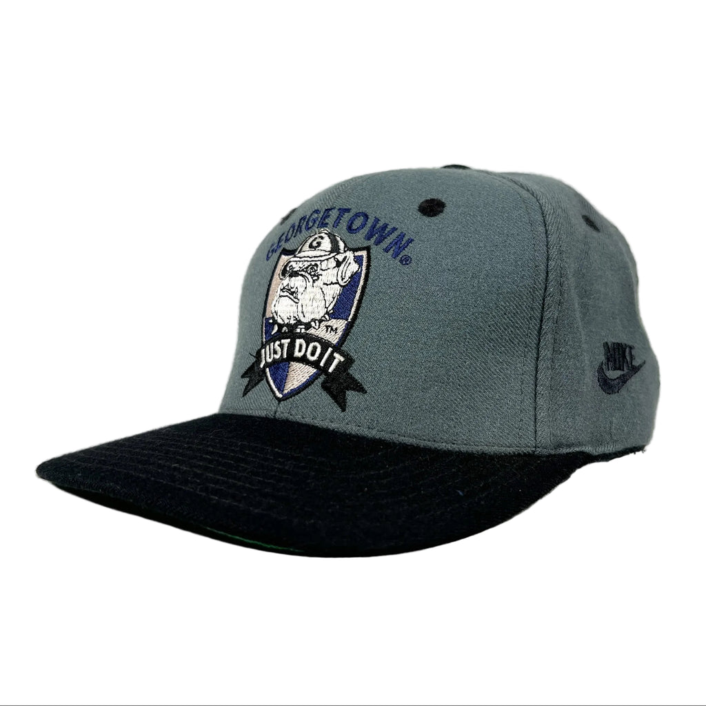 Vintage 90's Georgetown Hoyas Bulldog Nike Snapback Hat