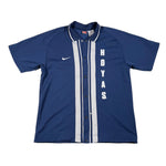 Vintage 90's Georgetown Hoyas Nike Snap Polo Shirt