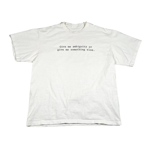 Vintage 90's Give Me Ambiguity Novelty T-Shirt