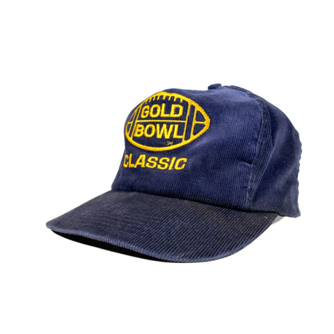 Vintage 90's Gold Bowl Classic Football Corduroy Hat