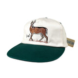 Cap with deer illustration on a white background