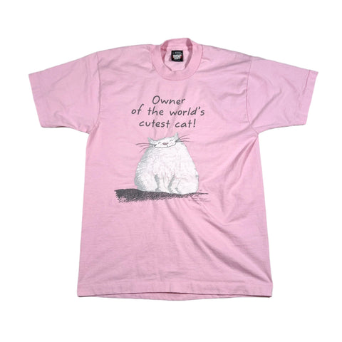 Vintage 90's Hallmark Cutest Cat Owner T-Shirt