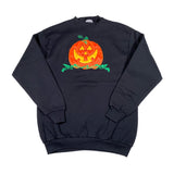 Vintage 90's Halloween Pumpkin Jack O'Lantern Crewneck Sweatshirt