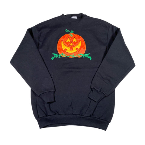 Vintage 90's Halloween Pumpkin Jack O'Lantern Crewneck Sweatshirt