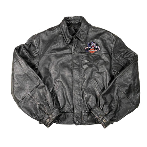 Vintage 90's Harley Davidson Eagle Leather Jacket