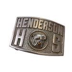 Vintage 90's Henderson Bulldog Belt Buckle