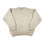 Vintage 90's Highland Home Industries Cable Knit Wool Sweater