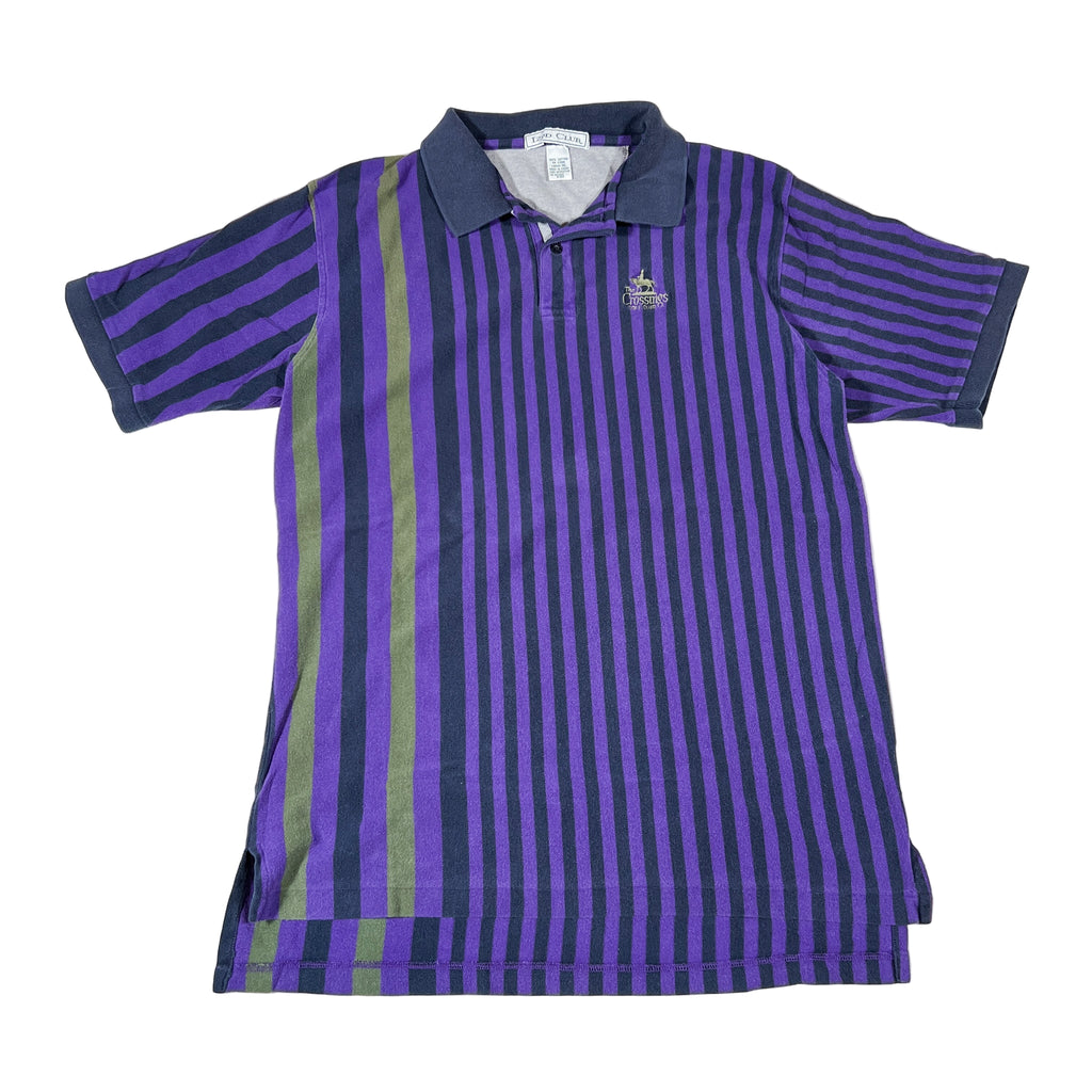 Vintage 90's IZOD Club Vertical Striped Polo Shirt – CobbleStore