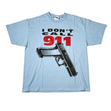Vintage 90’s I Don’t Call 911 Glock Graphic T-Shirt