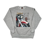 Vintage 90's I Own a Harley 3D Emblem Crewneck Sweatshirt
