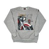 Vintage 90's I Own a Harley 3D Emblem Crewneck Sweatshirt