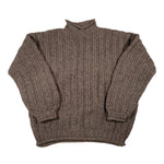 Vintage 90's Indigenous Designs Thick Cable Knit Wool Sweater