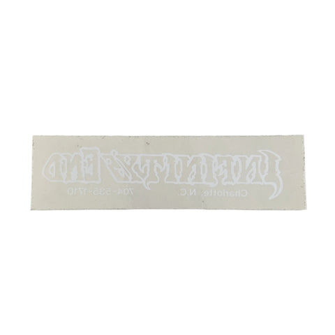 Vintage 90's Infinity's End NC Reverse Window Sticker