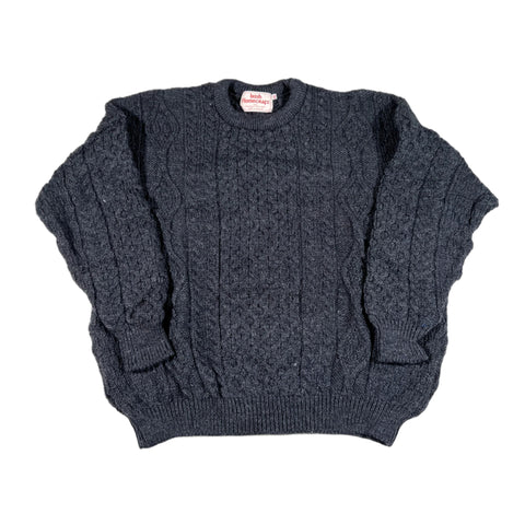 Vintage 90's Irish Homecraft Wool Fisherman Sweater