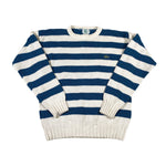 Vintage 90's Izod Striped Crewneck Sweater