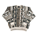 Vintage 90's J. Ferrar Coogi-Style Textured Knit Sweater