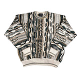 Vintage 90's J. Ferrar Coogi-Style Textured Knit Sweater