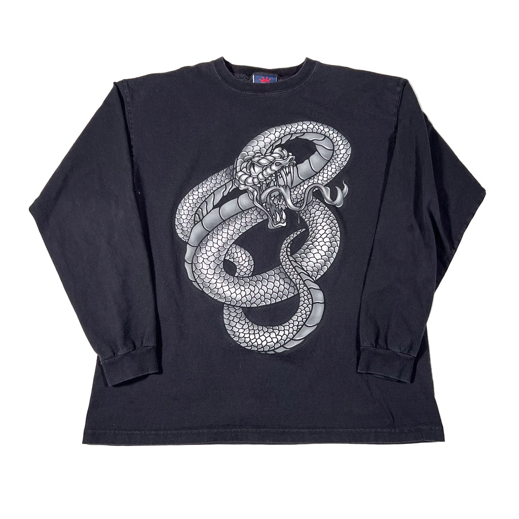 Vintage 90's JNCO Snake Graphic Long Sleeve T-Shirt – CobbleStore