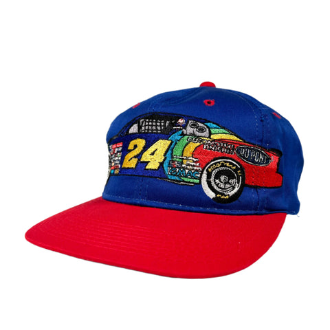 Vintage 90's Jeff Gordon #24 Race Car NASCAR Hat