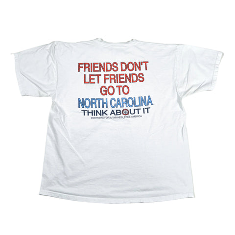 Vintage 90’s Just Say No UNC Tar Heels Rivalry T-Shirt