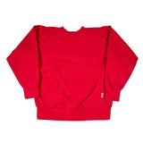 Red hoodie on a white background