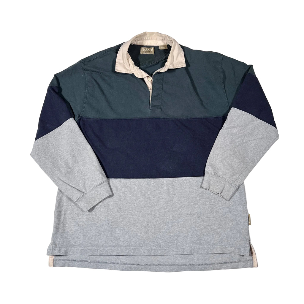 Vintage 90’s Khakis by Arrow Colorblock Rugby Shirt – CobbleStore Vintage