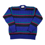 Vintage 90's Kipling Nassau Shop Striped Wool Sweater