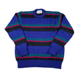 Vintage 90's Kipling Nassau Shop Striped Wool Sweater