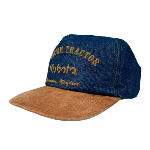 Vintage 90's Kubota Antietam Tractor Hagerstown MD Denim Hat