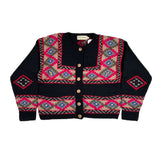 Vintage 90's LL Bean Knit Cardigan Sweater