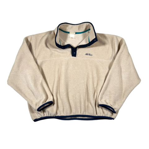 Vintage 90's LL Bean Snap T Fleece Sweatshirt