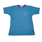 Vintage 90's LL Bean Striped Paint Splatter Pocket T-Shirt