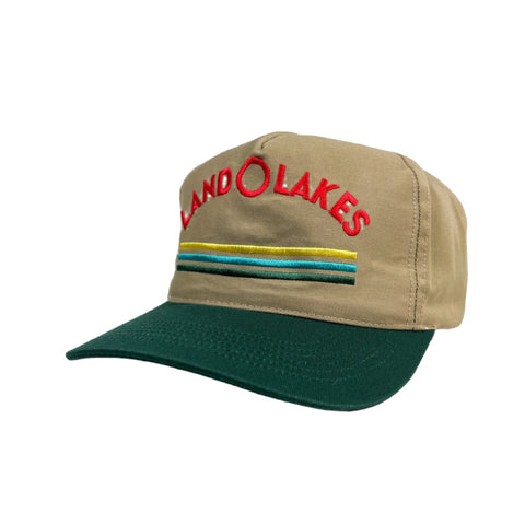 Vintage 90's Land O’Lakes Butter Stripe Logo Hat