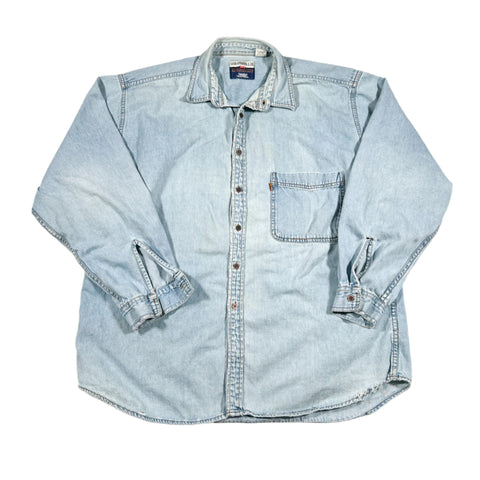Vintage 90's Levi's Orange Tab Light Wash Denim Shirt