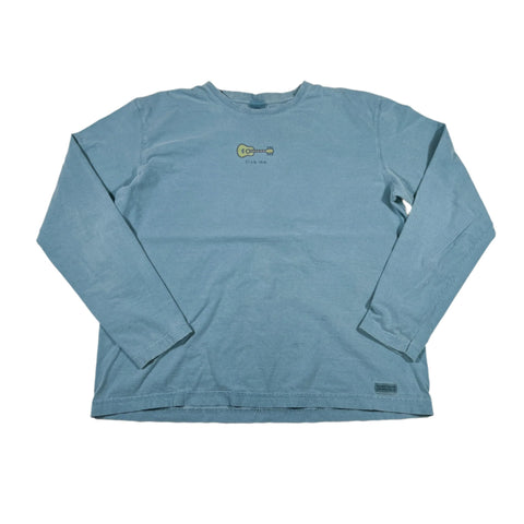 Vintage 90's Life is Good Pick Me Guitar Long Sleeve T-Shirt