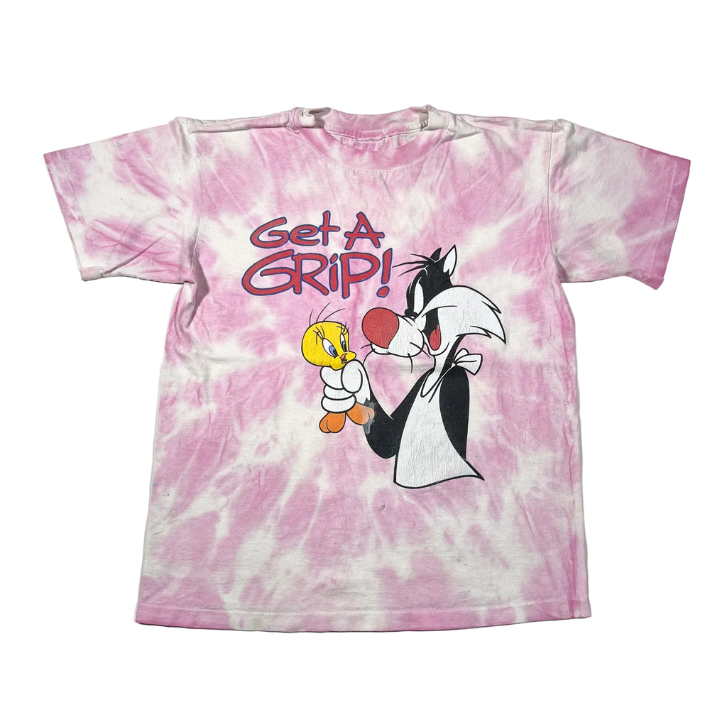 Vintage 90's Looney Tunes Get A Grip Tie Dye T-Shirt – CobbleStore