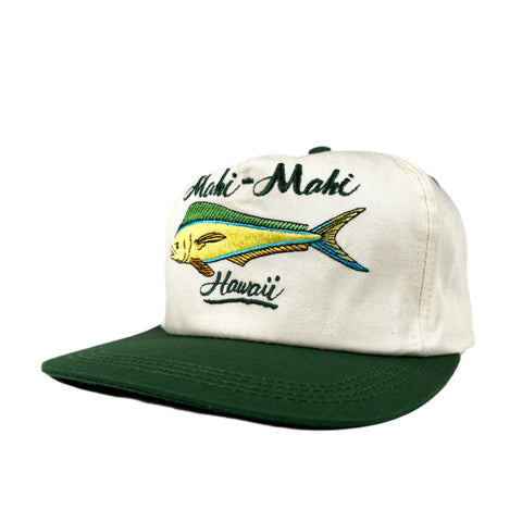 Vintage 90's Mahi-Mahi Fish Hawaii Two-Tone Hat