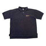 Navy blue polo shirt with Mavic logo on a white background