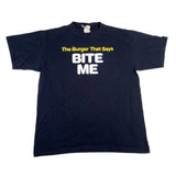 Vintage 90's Mean Gene's Burgers Bite Me T-Shirt