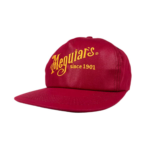 Vintage 90's Meguiar’s Wax Maroon Snapback Hat